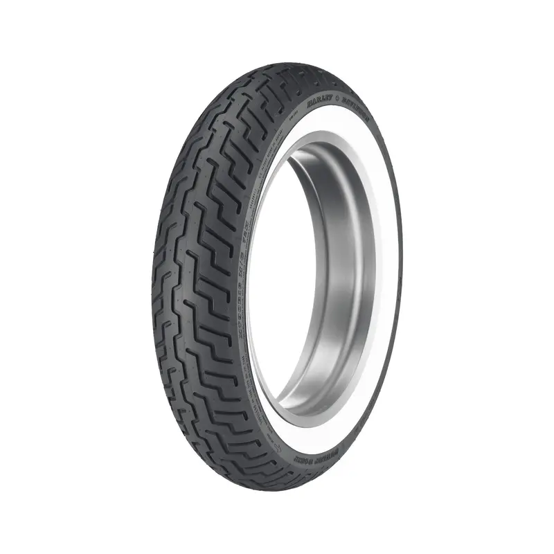 Dunlop D402 Front Cruiser Tire - Mt90B16, 72H, Bias-Ply, Tubeless, Wide-White Wall 1