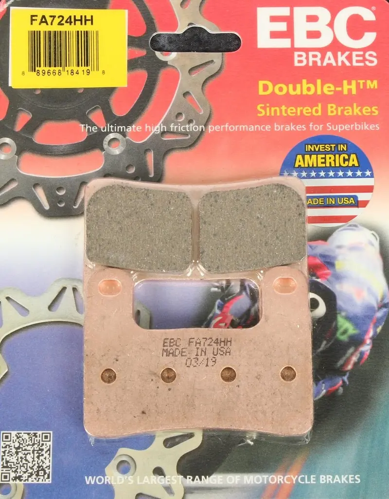 Ebc Fa724Hh Front Double-H Sintered Brake Pads For Bmw Motorcycles – 15-724H 1