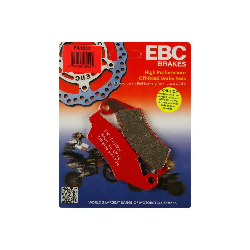 Ebc Front Brake Pads – Premium Sintered Compound (Part #15-185X) 1