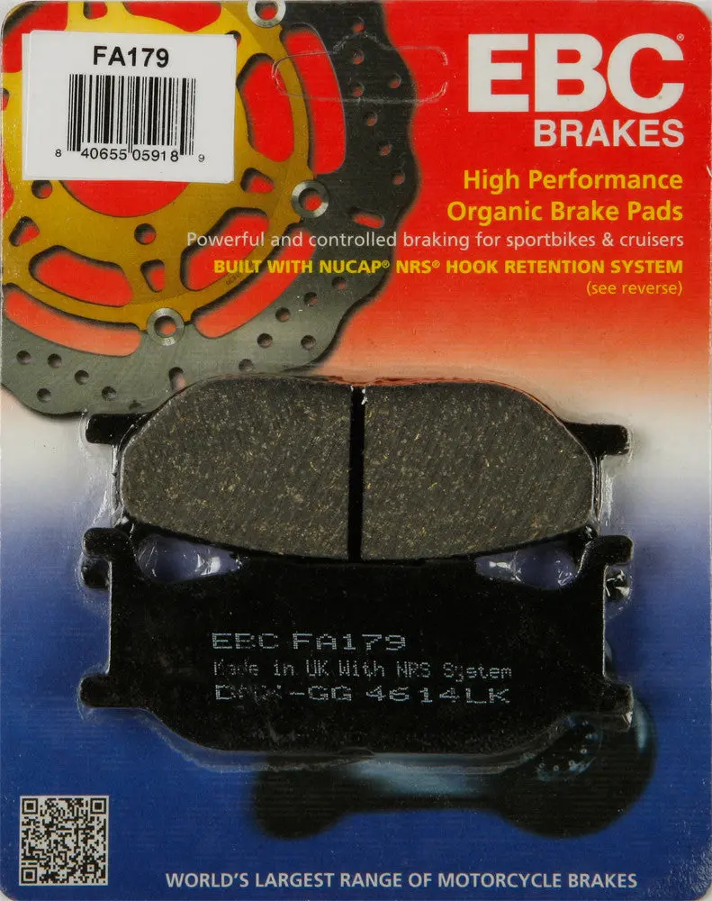 Ebc Performance Brake Pads Compatible With Yamaha Models 1