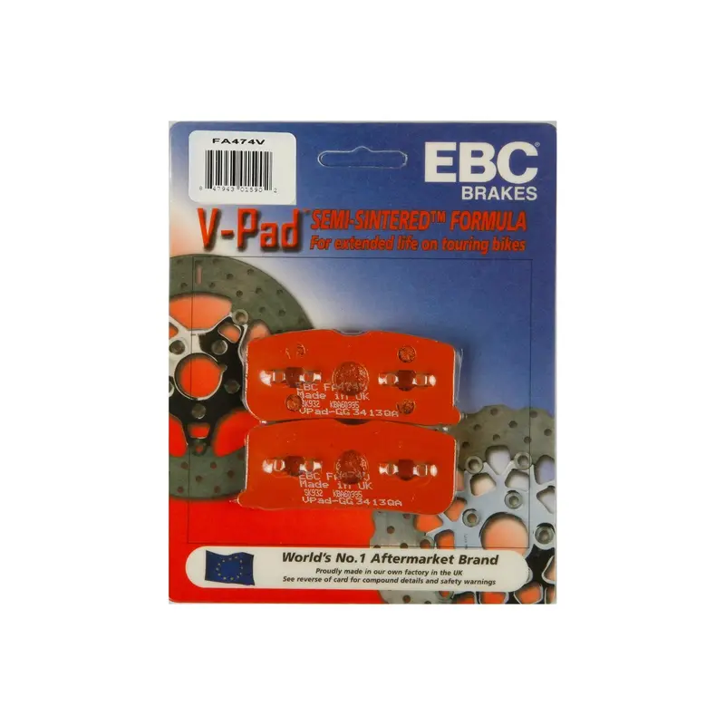 Ebc V-Series Brake Pads – Versatile All-Season Friction Material 1