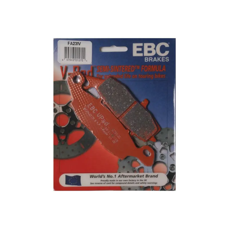 Ebc V-Series Front Brake Pads – Enhanced Thermal Stability – Model 15-231V 1