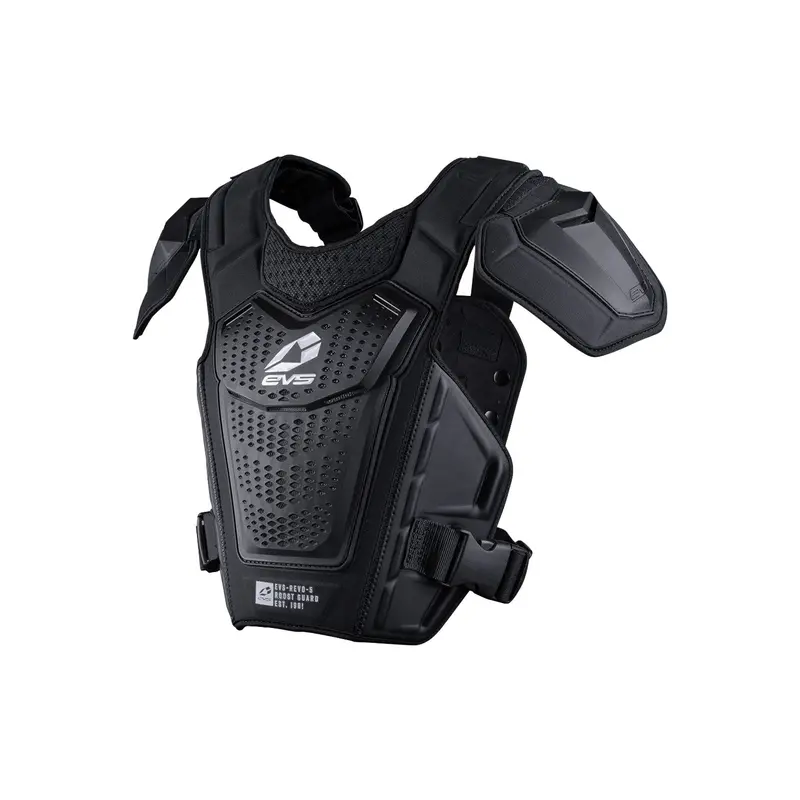 Evs Revo 5 Roost Deflector – Black/White Small/Medium Chest Protector 1