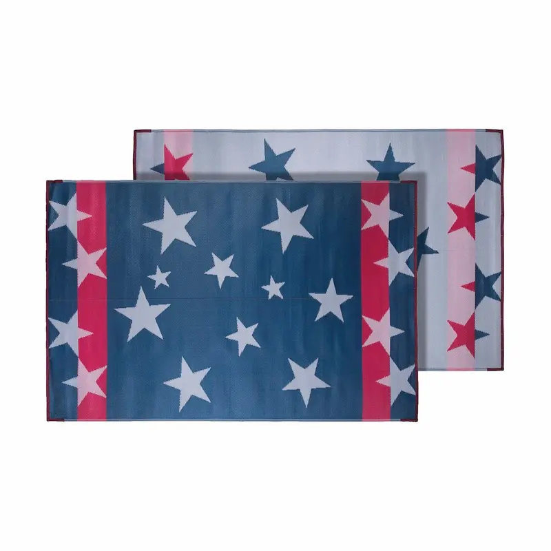 Faulkner Outdoor Stars-And-Stripes Patio Mat – 20 Ft X 8 Ft 1