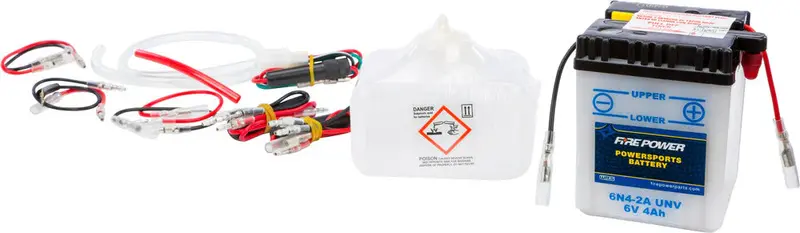 Fire Power 6N4-2A Universal Flooded Lead-Acid Battery – 6V Economical Replacement 1