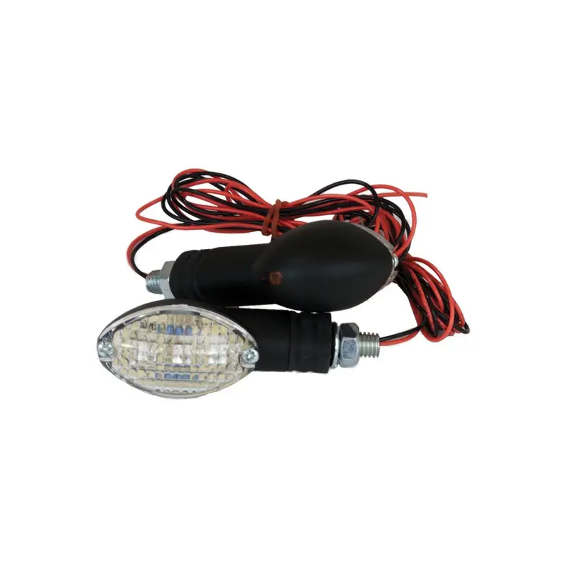 Fire Power Cat-Eye Led Marker Light Set – Sleek Black Housing, Enhanced Visibility – 60-1427 1