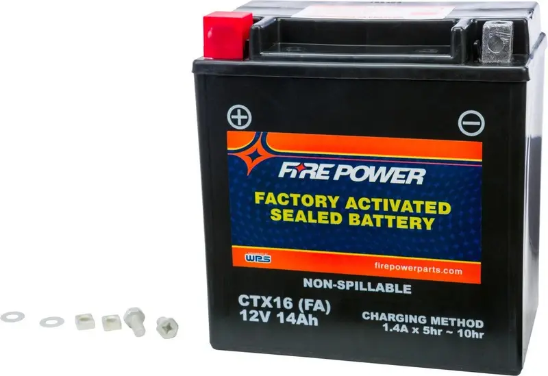 Fire Power Ctx14H-Bs Maintenance-Free Agm Motorcycle Battery 1