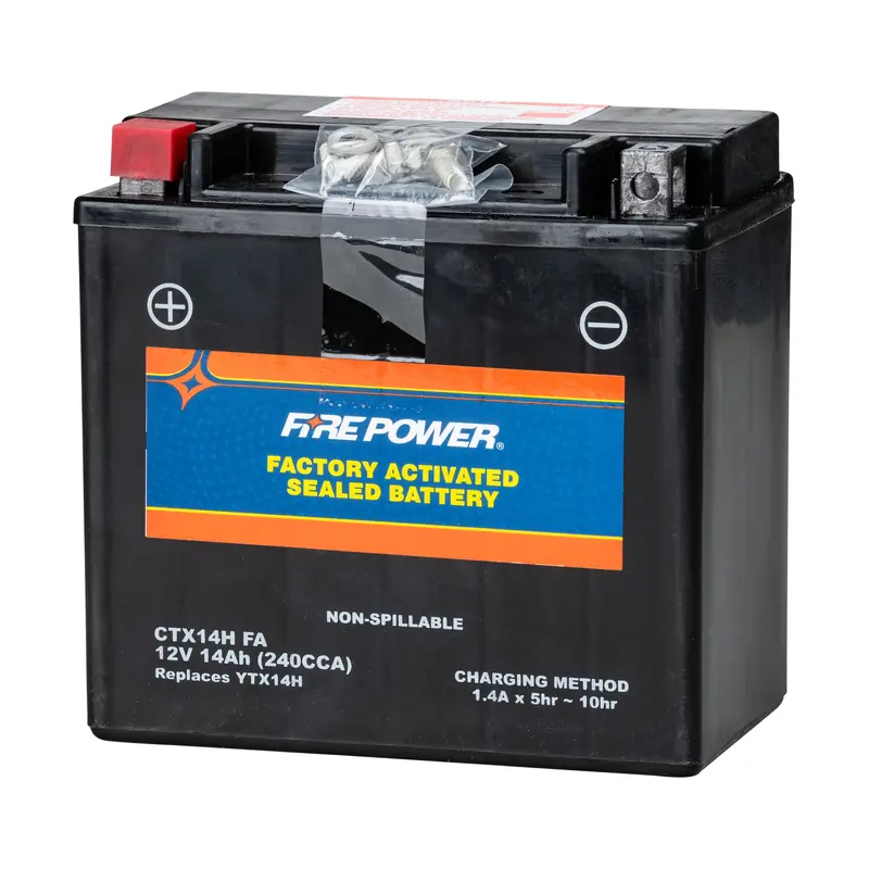 Fire Power Ctx14H Factory-Activated Sealed Agm Battery – 12V, Hassle-Free Start 1