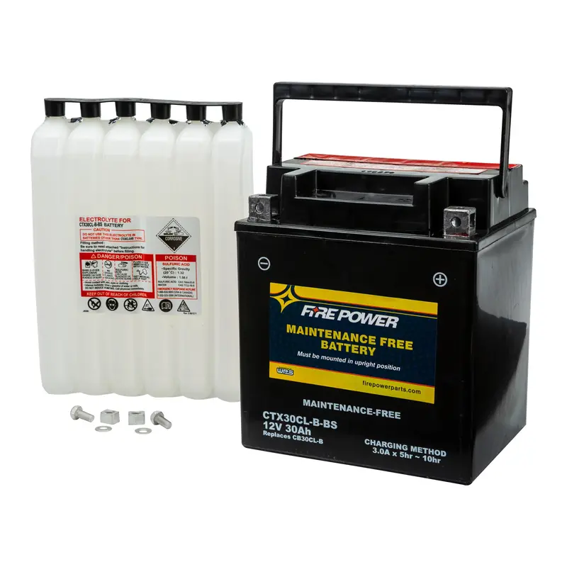 Fire Power Ctx30Cl-B-Bs Maintenance-Free Agm Motorcycle Battery 1