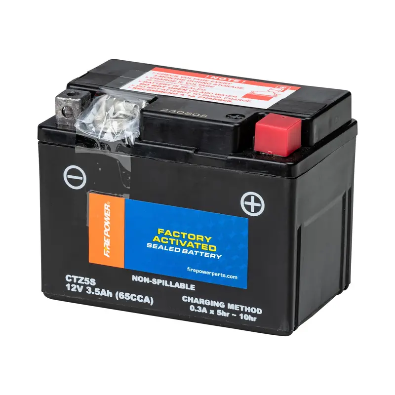 Fire Power Ctz5S Sealed Factory-Activated Agm Battery – 12V, High-Cranking Power 1