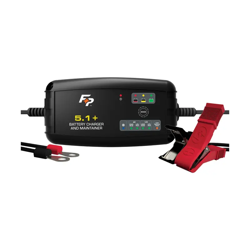 Fire Power Dual-Voltage Battery Charger – 6V/12V, 5.1A Smart Charging (490-2902) 1