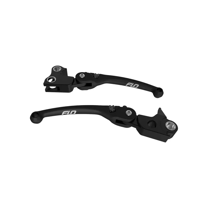Flo Motorsports Mx-Style Lever Set – Black, Compatible With ’96–’17 Harley-Davidson Fxd Models (122-0800) 1