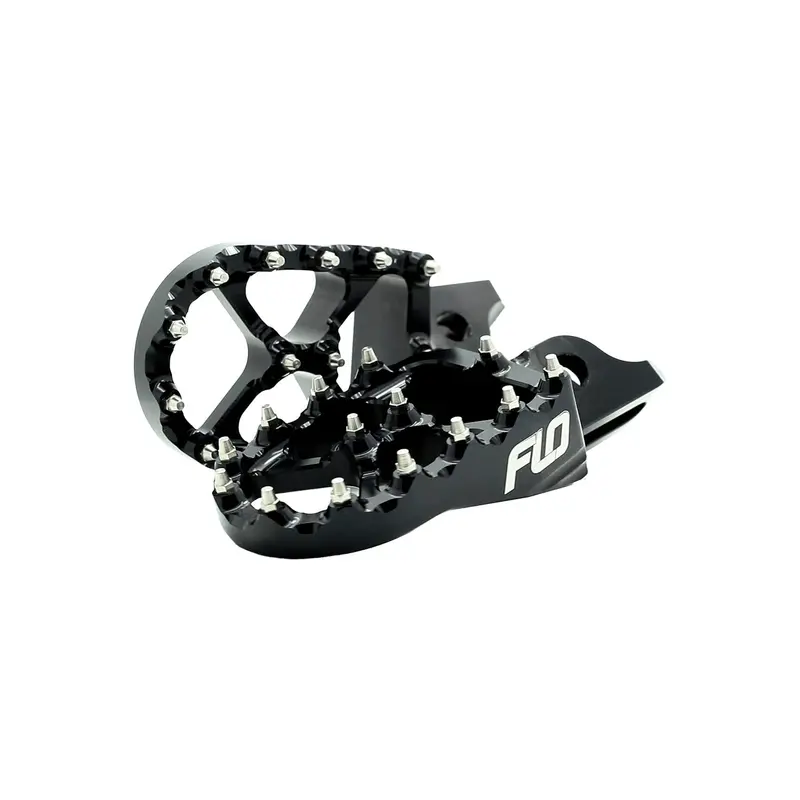 Flo Motorsports Pro Series Black Anodized Foot Pegs 1