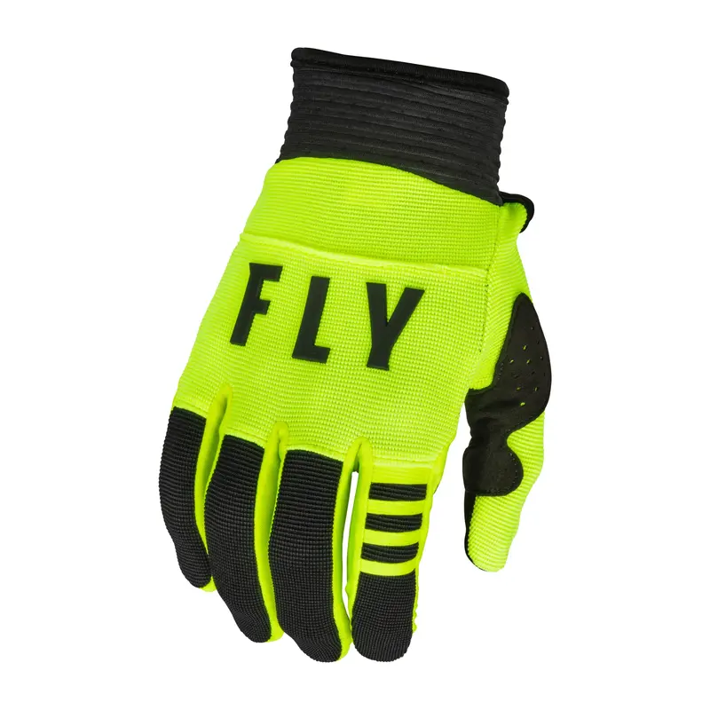 Fly Racing Adult F-16 Gloves – Hi-Vis Yellow & Black, Size Md (376-910M) 1