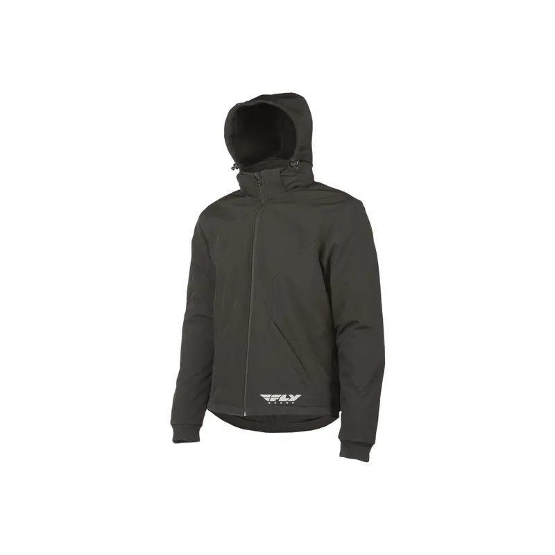 Fly Racing Armored Hoodie With Ce Protection – Black, Small (477-2009S) 1
