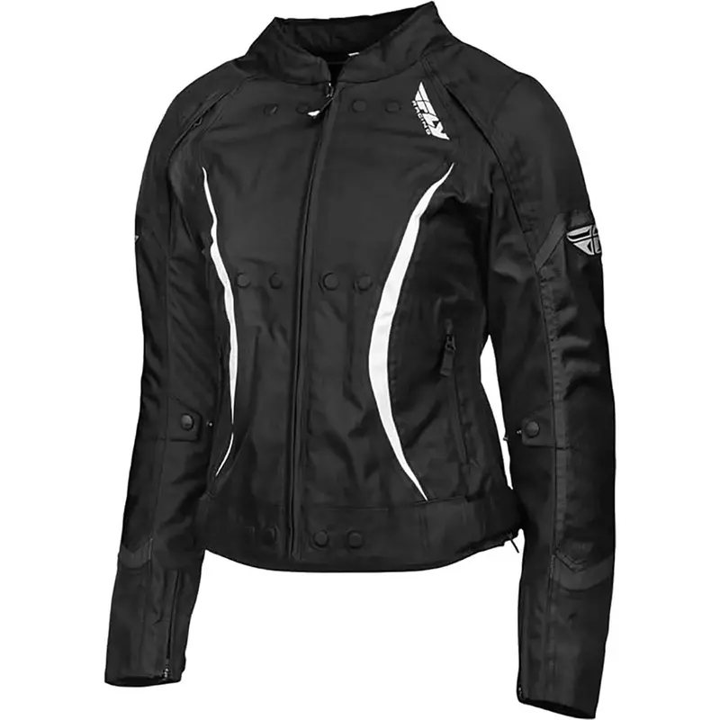 Fly Racing Butane Women’S Motorcycle Jacket – Black/White, Size Xs (477-7042Xs) 1