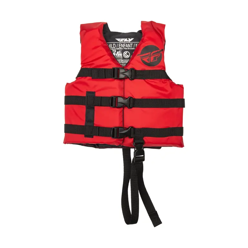 Fly Racing Child-Sized Flotation Vest – Red/Black Personal Flotation Device 1