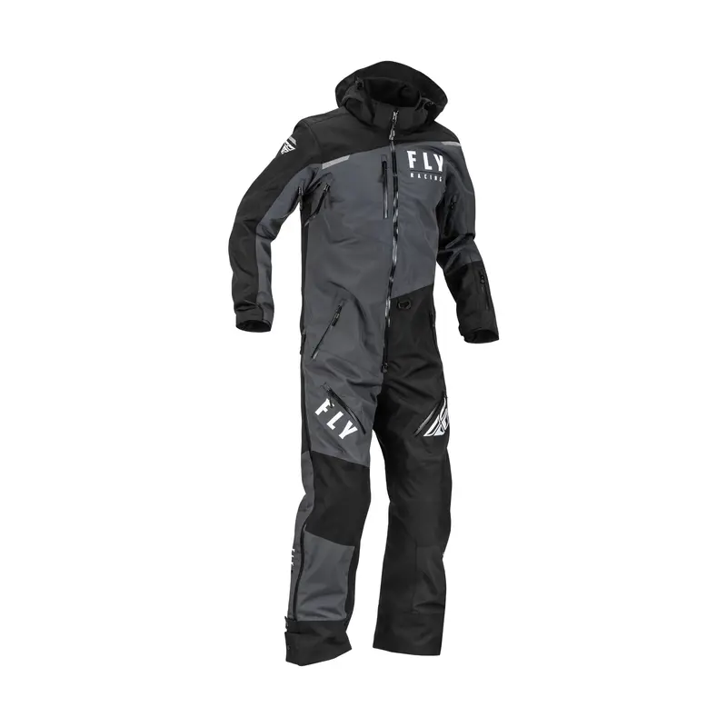 Fly Racing Cobalt Shell Mono Suit – Black And Grey – Xl (470-4350X) 1