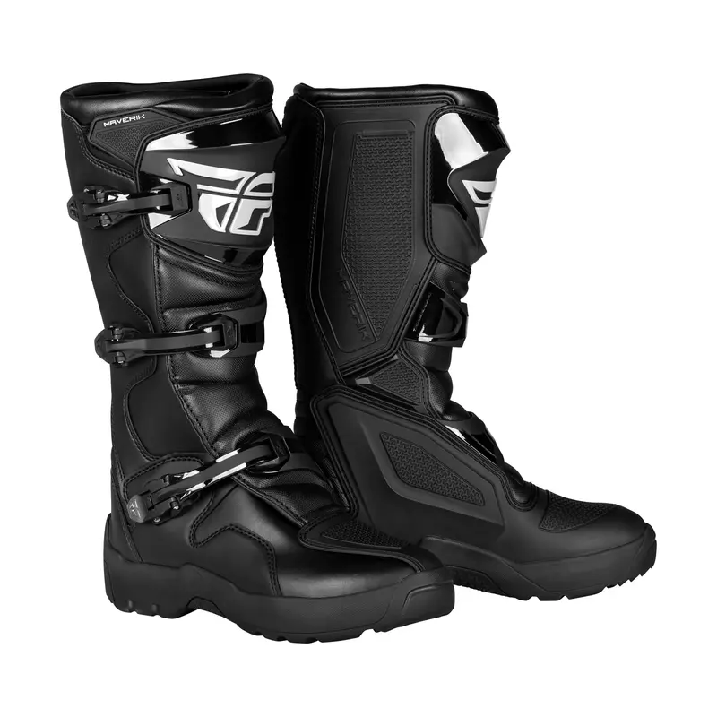 Fly Racing Maverik Lt Enduro Boots – Black 1