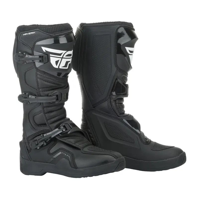 Fly Racing Maverik Off-Road Boots – Black (Size 7) 1