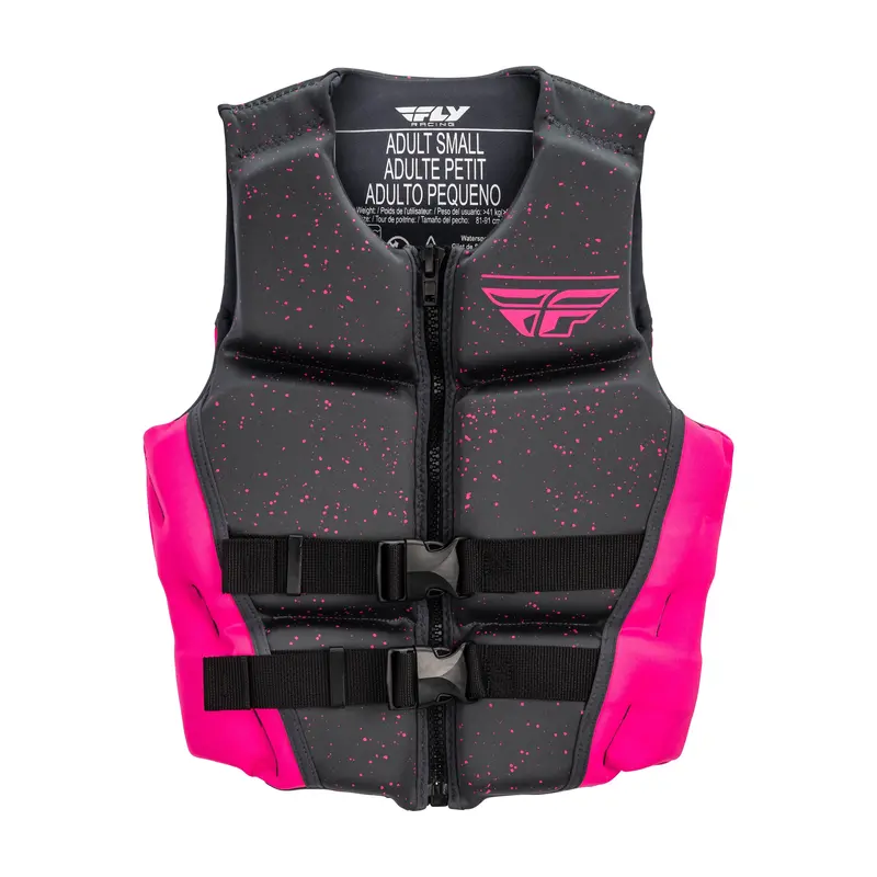 Fly Racing Women’S Neoprene Vest – Pink/Grey, Extra-Small 1