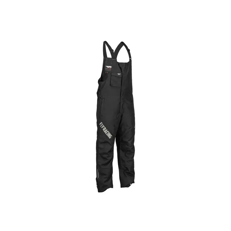 Fly Racing Youth Aurora Bib Pants – Sleek Black Design 1