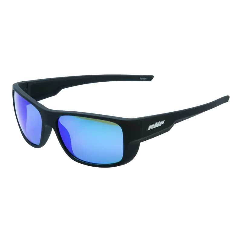Fmf Vision Throttle Mt Sunglasses – Matte Black Frame With Blue Mirror Lens | Part #78-4001 1