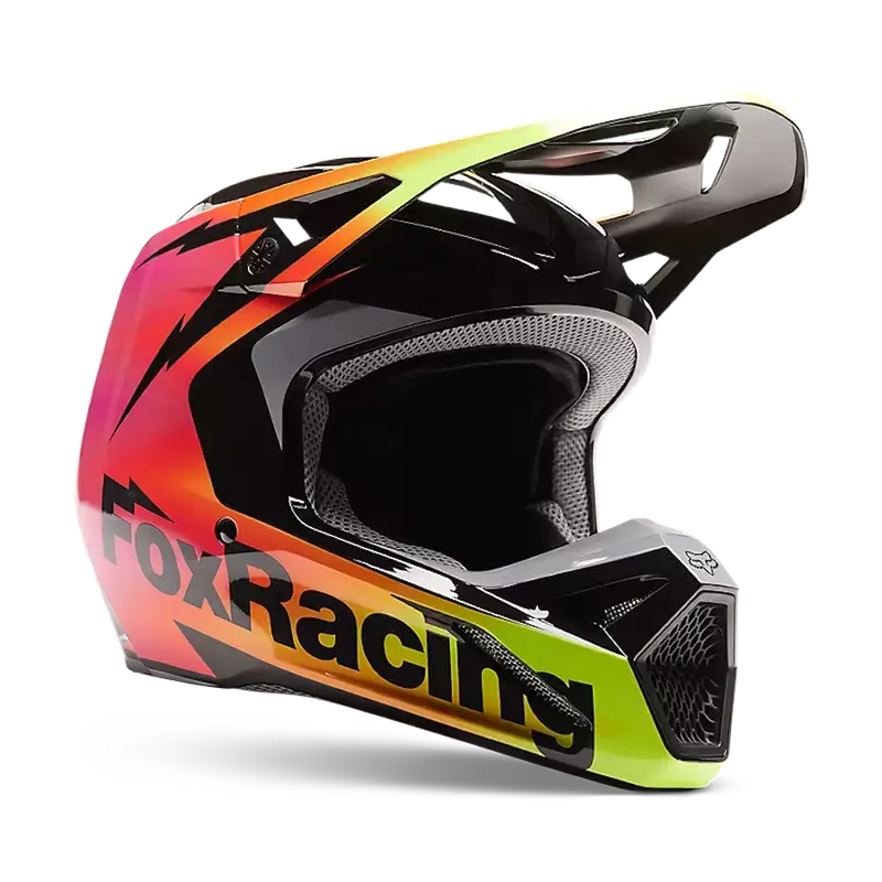 Fox Racing Youth V1 Statk Motocross Helmet 1