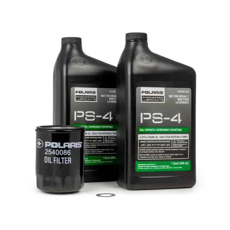 Full-Synthetic 5W-50 Engine Oil Change Kit For Polaris Vehicles (Part #2202166) 1