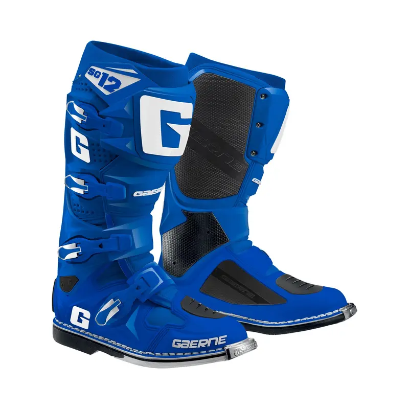 Gaerne Sg-12 Motocross Boots – Solid Blue, Size 9 1