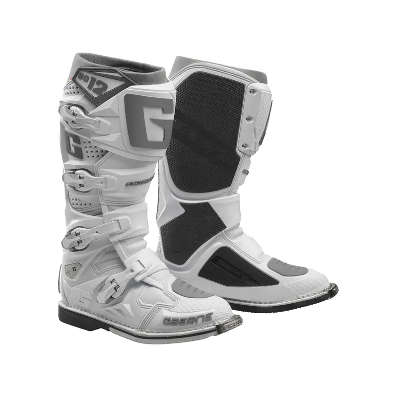 Gaerne Sg-12 Motorcycle Boots – White, Size 11 1