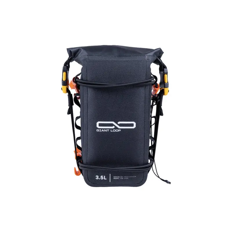 Giant Loop 3.5L Black Fender Bag For Adventure Motorcycles - 269-0245 1