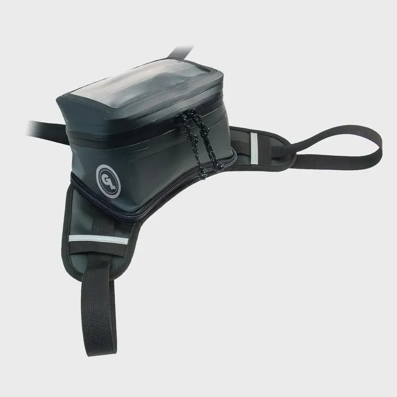 Giant Loop Buckin’ Roll 1.5L Black Tank Bag For Motorcycles - 269-0118 1