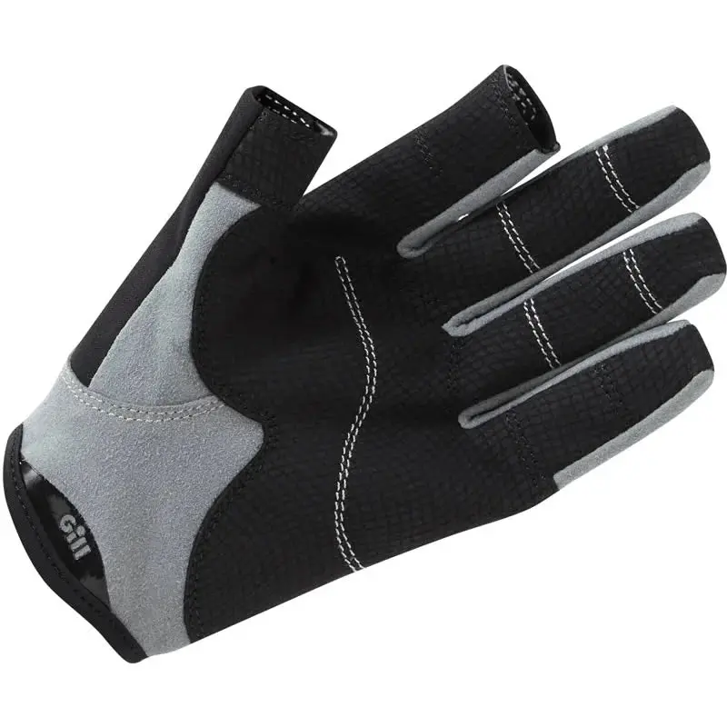 Gill Junior Deckhand Long-Finger Black Gloves 1