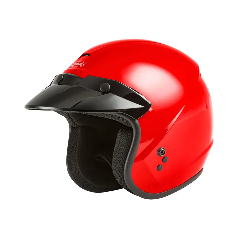 Gmax Of-2 Open-Face Helmet – Vibrant Red, Large 1