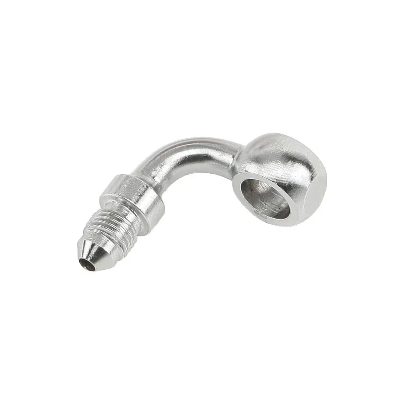 Goodridge 90° Chrome Banjo Adapter – 3/8" Size 1
