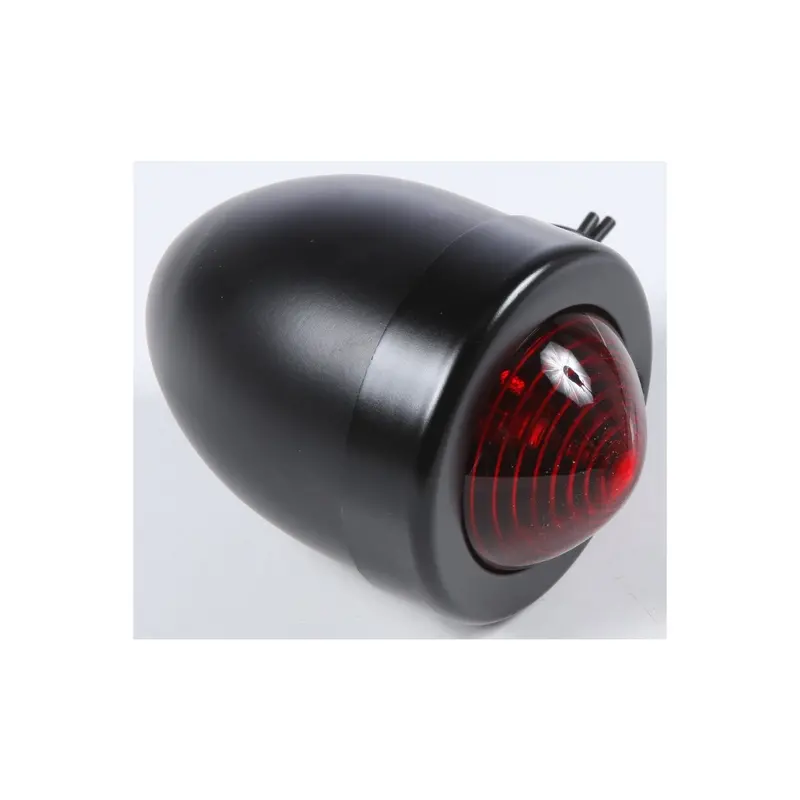 Harddrive Bullet-Style Dual-Filament Marker Light – Black Housing, Red Lens (820-55506) 1