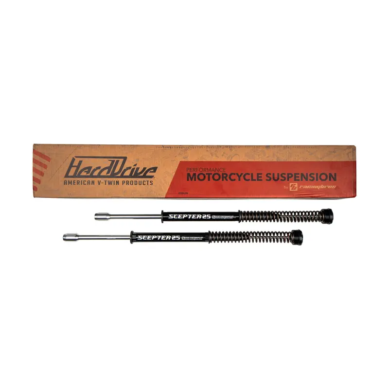Harddrive Scepter Cartridge Fork Kit – 49Mm, Medium Spring Rate For Harley-Davidson Flh/Flt (2014–2024, 890-01211) 1