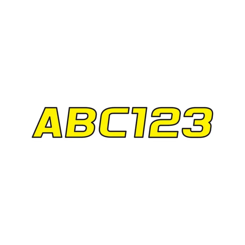 Hardline 700 Personal Watercraft Registration Kit – Yellow And Black (Model 11-6274) 1