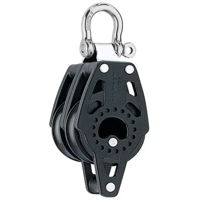 Harken 40Mm Carbo Fixed Double Block With Becket 1