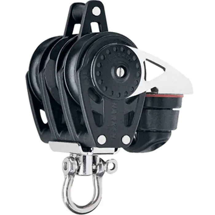 Harken 40Mm Carbo Ratchet Triple Block – Swivel Head, Carbo-Cam, And Becket 1