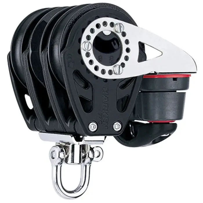 Harken 57Mm Carbo Ratchet Triple Block With Swivel Head & 150 Cam-Matic 1