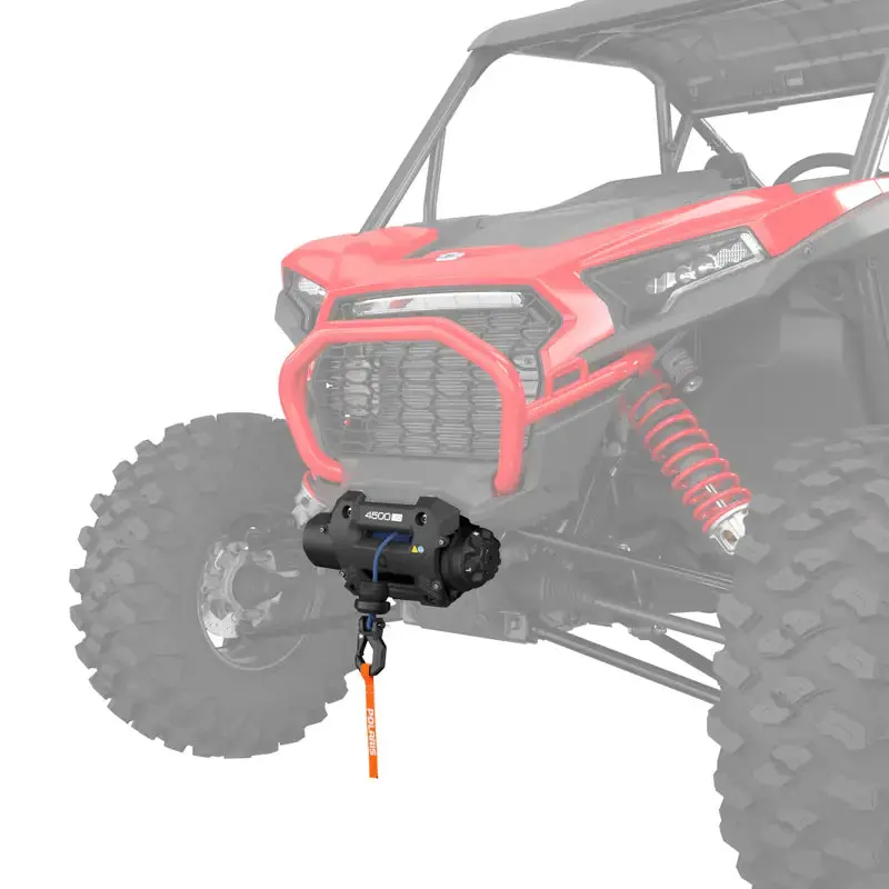 Heavy-Duty 4,500 Lb Winch System For Polaris Rzr Hd Models - #2891062 1