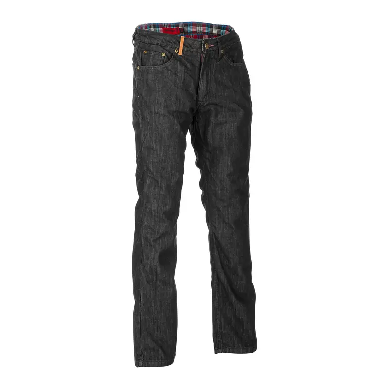 Highway 21 Blockhouse Slim-Fit Black Jeans – Rugged Denim, Size 38, Motorcycle-Ready 1