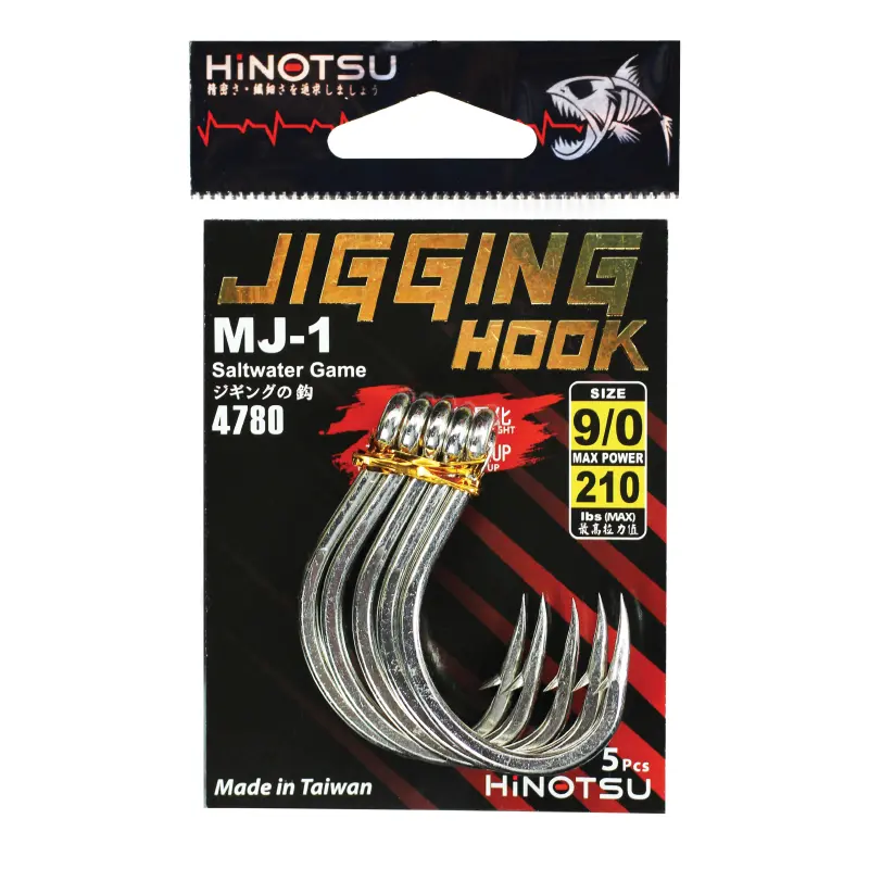 Hinotsu Mj-1 Welded Jigging Hooks – High-Strength Deep-Sea Hook Series 1