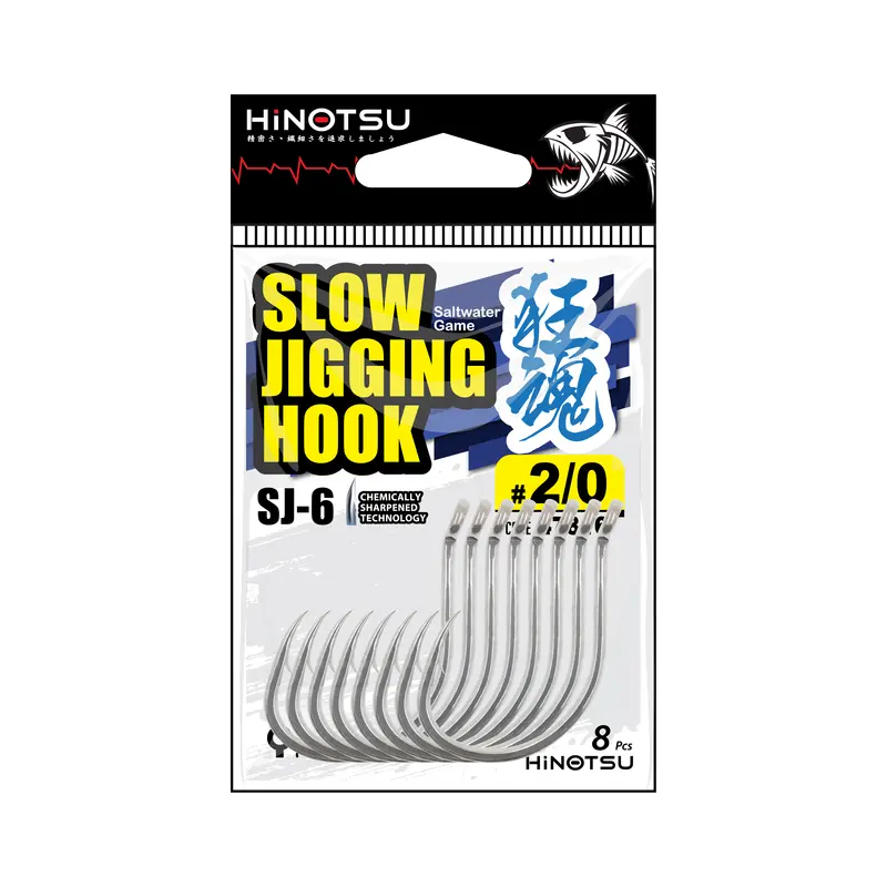 Hinotsu Sj-6 Flattened-Hook Slow Jig – Precision Tuna & Amberjack Lure 1
