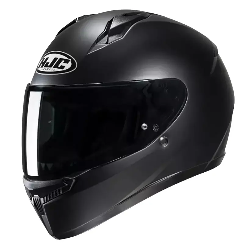 Hjc C10 Modular Helmet – Semi-Flat Black Finish, Flip-Up Design 1