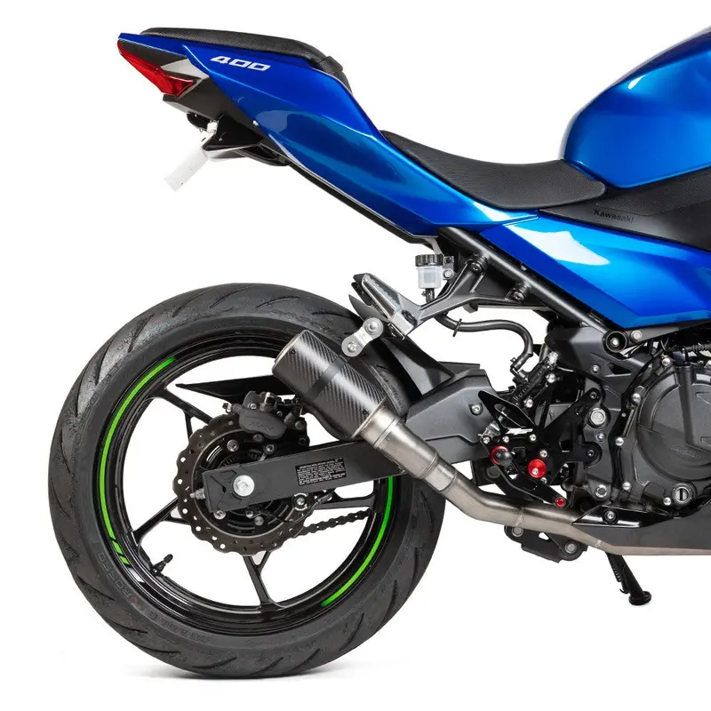 Hot Bodies Mgp Stinger Slip-On Exhaust In Matte Carbon Fiber For Kawasaki - 564-4009Mc 1