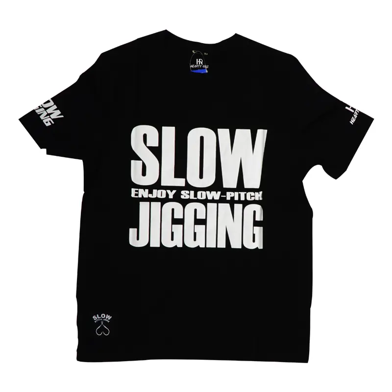 Hr He-9004 Black Slow-Jigging T-Shirt – Uv-Resistant Fishing Gear 1