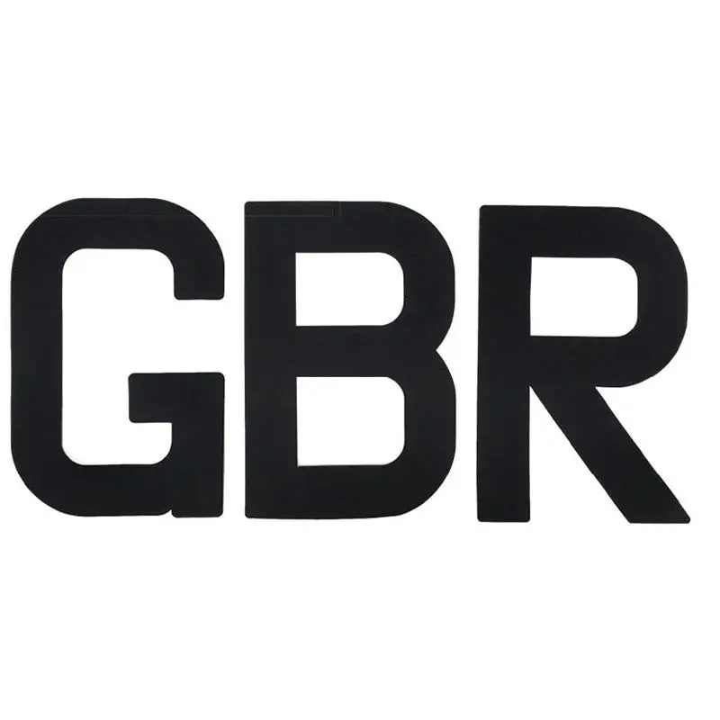 Ilca 6 & 7 Gbr Class-Legal Letter Set – Compatible With Laser Standard And Radial 1